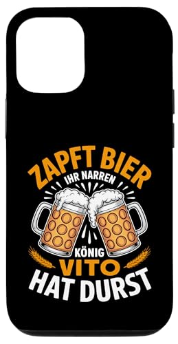 Vito Vorname Lustiger Biertrinker Spruch Hülle für iPhone 12/12 Pro Vito Vorname Lustiger Biertrinker Spruch Hülle für iPhone 12/12 Pro von Name Vito Lustiger Bier Spruch für Biertrinker