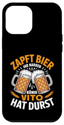 Vito Vorname Lustiger Biertrinker Spruch Hülle für iPhone 12 Pro Max Vito Vorname Lustiger Biertrinker Spruch Hülle für iPhone 12 Pro Max von Name Vito Lustiger Bier Spruch für Biertrinker
