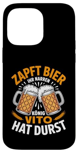 Vito Vorname Lustiger Biertrinker Spruch Hülle für iPhone 14 Pro Max Vito Vorname Lustiger Biertrinker Spruch Hülle für iPhone 14 Pro Max von Name Vito Lustiger Bier Spruch für Biertrinker