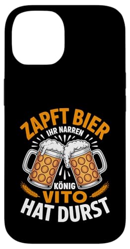 Vito Vorname Lustiger Biertrinker Spruch Hülle für iPhone 14 Vito Vorname Lustiger Biertrinker Spruch Hülle für iPhone 14 von Name Vito Lustiger Bier Spruch für Biertrinker