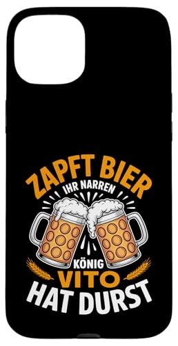 Vito Vorname Lustiger Biertrinker Spruch Hülle für iPhone 15 Plus Vito Vorname Lustiger Biertrinker Spruch Hülle für iPhone 15 Plus von Name Vito Lustiger Bier Spruch für Biertrinker