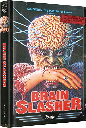 Brain Slasher - wattiertes Mediabook - Cover D Original - Limited Uncut Edition auf 555 Stück [Blu-ray + DVD] von Nameless Media