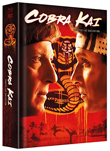 Cobra Kai - Staffel 1 & 2 - Mediabook - Limited Edition auf 500 Stück - 8 Disc-Edition (+ 4 DVDs) [Blu-ray] von Nameless Media