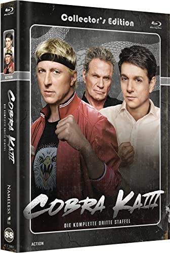 Cobra Kai - Staffel 3 - Mediabook - Cover B-Retro - Limited Edition auf 444 Stück (Blu-ray + DVD) von Nameless Media