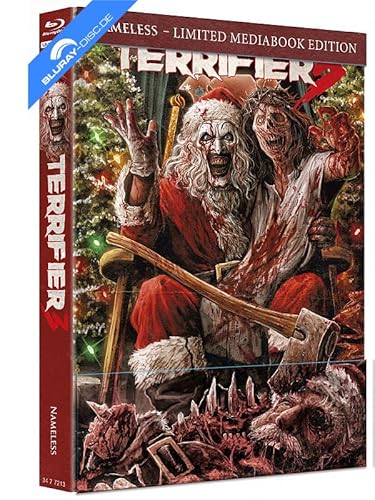 Terrifier 3 - Uncut Mediabook Edition (4K Ultra HD+blu-ray+DVD) Cover B von Nameless Media