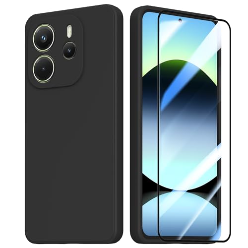 Namenand Hülle für Xiaomi Redmi Note 14 4G HandyHülle, mit Stück Schutzfolie, Ultradünnes Weiches TPU Silikon Stoßfest Schutzhülle für Xiaomi Redmi Note 14 4G Case Cover (6.67") - Clear von Namenand