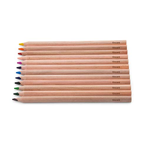 Pelikan Jumbo Holz Buntstifte - dreikant - Stifte mit Namen/individueller Gravur von Namenbar / Pelikan