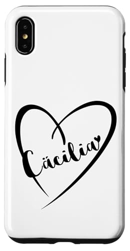 Cäcilia Name Vorname Kalligrafie Herz Zeichnung Schwarz Hülle für iPhone XS Max Cäcilia Name Vorname Kalligrafie Herz Zeichnung Schwarz Hülle für iPhone XS Max von Namensgeschenke Kalligrafie Herz