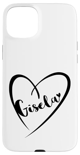 Gisela Name Vorname Kalligrafie Herz Zeichnung Schwarz Hülle für iPhone 15 Plus Gisela Name Vorname Kalligrafie Herz Zeichnung Schwarz Hülle für iPhone 15 Plus von Namensgeschenke Kalligrafie Herz