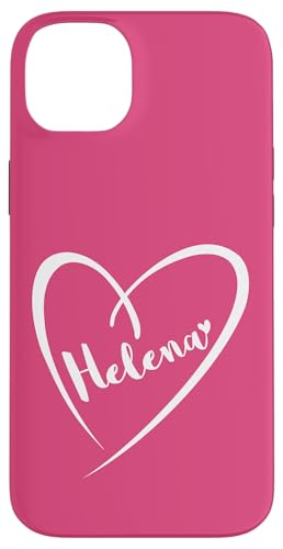 Helena Name Vorname Kalligrafie Herz Zeichnung Weiß Hülle für iPhone 14 Plus Helena Name Vorname Kalligrafie Herz Zeichnung Weiß Hülle für iPhone 14 Plus von Namensgeschenke Kalligrafie Herz