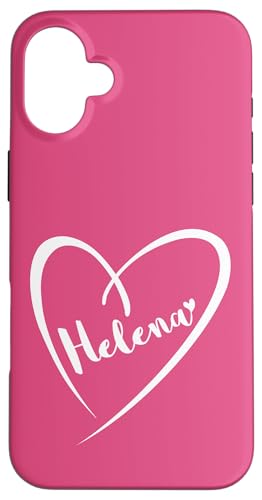 Helena Name Vorname Kalligrafie Herz Zeichnung Weiß Hülle für iPhone 16 Plus Helena Name Vorname Kalligrafie Herz Zeichnung Weiß Hülle für iPhone 16 Plus von Namensgeschenke Kalligrafie Herz