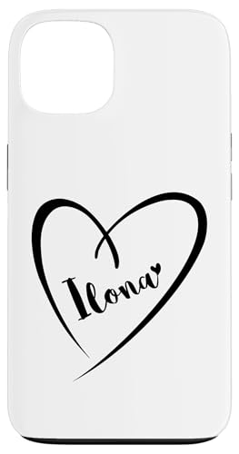 Ilona Name Vorname Kalligrafie Herz Zeichnung Schwarz Hülle für iPhone 13 Ilona Name Vorname Kalligrafie Herz Zeichnung Schwarz Hülle für iPhone 13 von Namensgeschenke Kalligrafie Herz