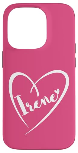 Irene Name Vorname Kalligrafie Herz Zeichnung Weiß Hülle für iPhone 14 Pro Irene Name Vorname Kalligrafie Herz Zeichnung Weiß Hülle für iPhone 14 Pro von Namensgeschenke Kalligrafie Herz