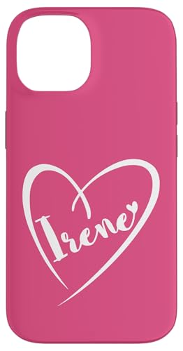 Irene Name Vorname Kalligrafie Herz Zeichnung Weiß Hülle für iPhone 14 Irene Name Vorname Kalligrafie Herz Zeichnung Weiß Hülle für iPhone 14 von Namensgeschenke Kalligrafie Herz