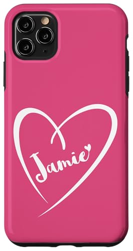 Jamie Name Vorname Kalligrafie Herz Zeichnung Weiß Hülle für iPhone 11 Pro Max Jamie Name Vorname Kalligrafie Herz Zeichnung Weiß Hülle für iPhone 11 Pro Max von Namensgeschenke Kalligrafie Herz