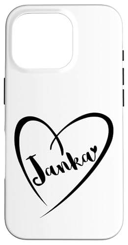 Janka Name Vorname Kalligrafie Herz Zeichnung Schwarz Hülle für iPhone 16 Pro Janka Name Vorname Kalligrafie Herz Zeichnung Schwarz Hülle für iPhone 16 Pro von Namensgeschenke Kalligrafie Herz