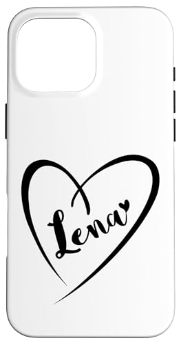 Lena Name Vorname Kalligrafie Herz Zeichnung Schwarz Hülle für iPhone 16 Pro Max Lena Name Vorname Kalligrafie Herz Zeichnung Schwarz Hülle für iPhone 16 Pro Max von Namensgeschenke Kalligrafie Herz