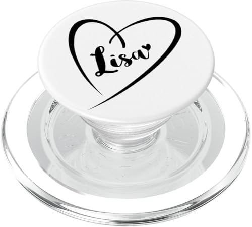 Lisa Name Vorname Kalligrafie Herz Zeichnung Schwarz PopSockets PopGrip für MagSafe Lisa Name Vorname Kalligrafie Herz Zeichnung Schwarz PopSockets PopGrip für MagSafe von Namensgeschenke Kalligrafie Herz