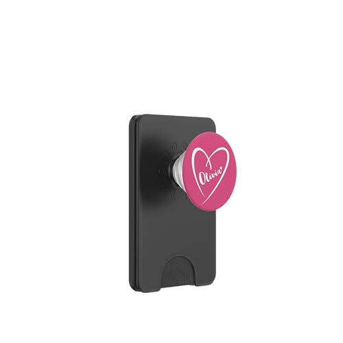 Olivia Name Vorname Kalligrafie Herz Zeichnung Weiß PopSockets PopWallet für MagSafe Olivia Name Vorname Kalligrafie Herz Zeichnung Weiß PopSockets PopWallet für MagSafe von Namensgeschenke Kalligrafie Herz