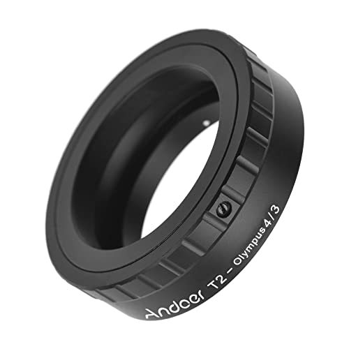 Namolit Objektiv-Mount-Adapterring, T/T2-Mount-Objektiv-Adapter für Olympus E-1/E-3/E-10/E-20/E-30/E-300/E-330/E-400/E-410 /E-420/E-450/E-500/E-510/E-520/E-600/E-620/E-100 RS Micro 4/3-Mount-Kameras Namolit Objektiv-Mount-Adapterring, T/T2-Mount-Objektiv-Adapter für Olympus E-1/E-3/E-10/E-20/E-30/E-300/E-330/E-400/E-410 /E-420/E-450/E-500/E-510/E-520/E-600/E-620/E-100 RS Micro 4/3-Mount-Kameras von Namolit