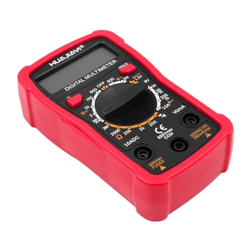 Namvo Digital-Multimeter, Spannungsprüfer, Messgerät, Tester, Test, Volt, Ohm, Ampere, Diode, Durchgangswiderstand, hintergrundbeleuchtetes LCD-Display, Diode mit Prüfspitzen Namvo Digital-Multimeter, Spannungsprüfer, Messgerät, Tester, Test, Volt, Ohm, Ampere, Diode, Durchgangswiderstand, hintergrundbeleuchtetes LCD-Display, Diode mit Prüfspitzen von Namvo