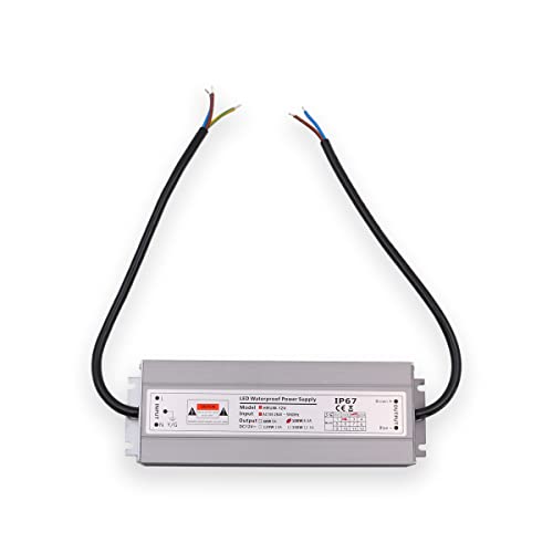 Namvo Slim LED Trafo 12V 100W, IP67 LED-Treiber 8.3A Netzteil für LED-Leuchtmittel im Außenbereich Namvo Slim LED Trafo 12V 100W, IP67 LED-Treiber 8.3A Netzteil für LED-Leuchtmittel im Außenbereich von Namvo