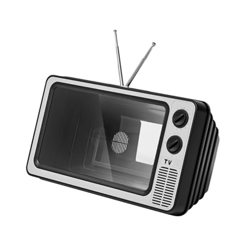 Namvo Telefon-Bildschirmlupe, 30,5 cm (12 Zoll), Vintage-TV-Handy-Bildschirmverstärker, kreativer Handy-Halter von Namvo