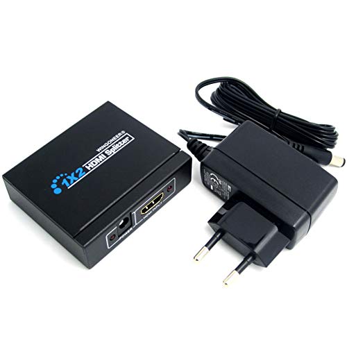Namvo WINGONEER 1x2 HDMI Splitter 1 in 2 Ausgänge HDMI V1.4 für HD TV PS3 PS4 Blu-ray Namvo WINGONEER 1x2 HDMI Splitter 1 in 2 Ausgänge HDMI V1.4 für HD TV PS3 PS4 Blu-ray von Namvo