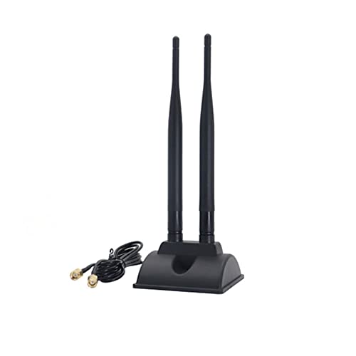 Namvo WiFi Antenne für PC Bluetooth Antenne 2.4G / 5.8G Dual-Band Antenne 10Dbi Verst?rkung mit Magnetfu? von Namvo