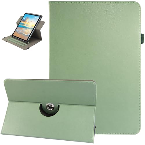 Nannxiebky Universal-Schutzhülle für Android-Tablets, 17,8 cm (7 - 8 Zoll), 360 Grad drehbar, Multi-Winkel-Sichtwinkel, Standfunktion, für 17,8 cm (7 - 8 Zoll) Tablets, Graugrün von Nannxiebky