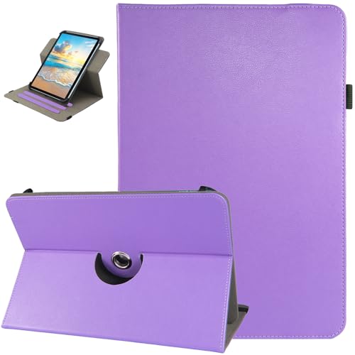Nannxiebky Universal-Schutzhülle für Android-Tablets, 25,4 cm (10 Zoll) und 25,7 cm (10,1 Zoll) und alle 9,5-10,5 Zoll Tablets, Violett von Nannxiebky