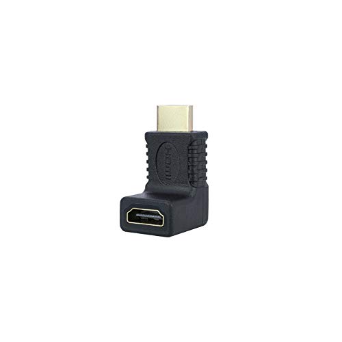 Nanocable 10.16.0011 - Adapter geschichtet HDMI V1.3, A/H-A/M, weiblich-männlich, schwarz von Nano Cable