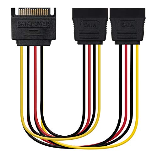 Nanocable 10.19.0103 - SATA Stromkabel SATA/M-2xSATA/H, männlich-2x weiblich, 20 cms Nanocable 10.19.0103 - SATA Stromkabel SATA/M-2xSATA/H, männlich-2x weiblich, 20 cms von NANOCABLE