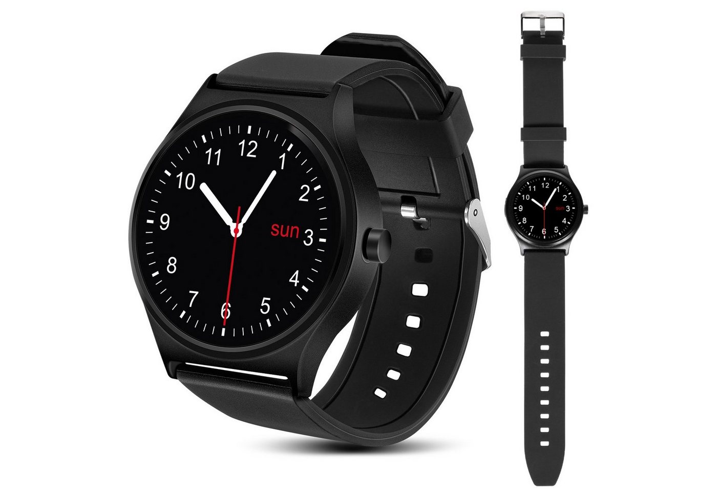 NanoRS RS100 Smartwatch (1,3 Zoll), Touchscreen, Bluetooth 4.0, Anrufe/SMS/Social Media von NanoRS