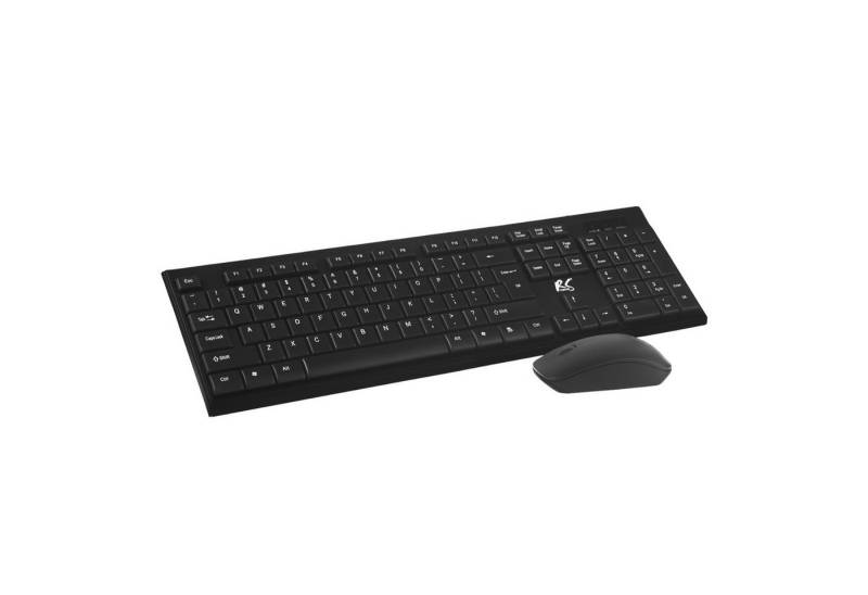 NanoRS RS580 ergonomische Tastatur (Kabelloses Tastatur- und Maus-Set QWERTY) von NanoRS