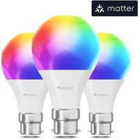 Nanoleaf Essentials Matter Smart Bulb B22 LED-Leuchtmittel 3er-Pack von Nanoleaf