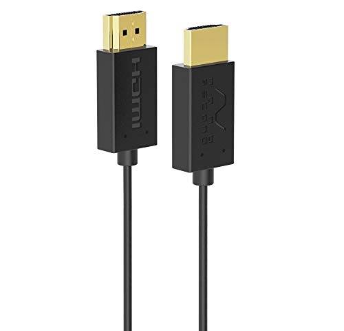 Nanosecond Hulier ExtremeThin Hochgeschwindigkeits-HDMI-Kabel, 0,8 m, dünnstes und flexibelstes HDMI-Kabel der Welt Nanosecond Hulier ExtremeThin Hochgeschwindigkeits-HDMI-Kabel, 0,8 m, dünnstes und flexibelstes HDMI-Kabel der Welt von Nanosecond