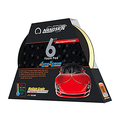 Nanoskin AUTOSCRUB Oberflächenvorbereitungstuch, Medium Grade, zum Entfernen eingebetteter Verunreinigungen vor dem Wachsen und Beschichten, Fine Grade, sicher für lackierte Oberflächen, Glas, von Nanoskin
