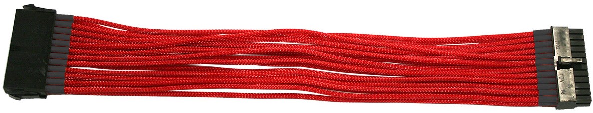 ATX Verlängerung Single (0,3m) rot von Nanoxia