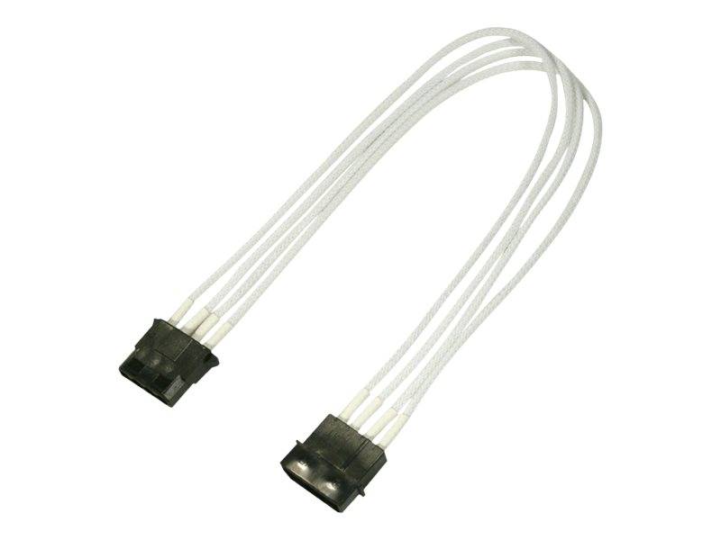 Kabel Nanoxia 4-Pin Verlängerung, 30 cm, Single, weiß Kabel Nanoxia 4-Pin Verlängerung, 30 cm, Single, weiß von Nanoxia