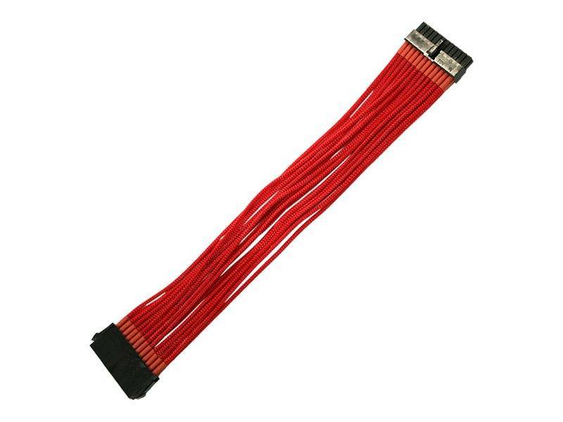 Kabel Nanoxia ATX-Verlängerung, 30 cm, Single, rot von Nanoxia