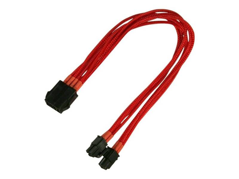 Kabel Nanoxia EPS Verlängerung, 30 cm, Single, rot von Nanoxia