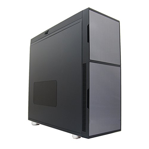 Nanoxia 600060655 Deep Silence 6 Rev. B, Schallgedämmter HPTX-Tower, 3X 140 mm Deep Silence Lüfter, Actice Air Chimney, 4X USB 3.0, 2X USB 2.0, Anthrazit von Nanoxia