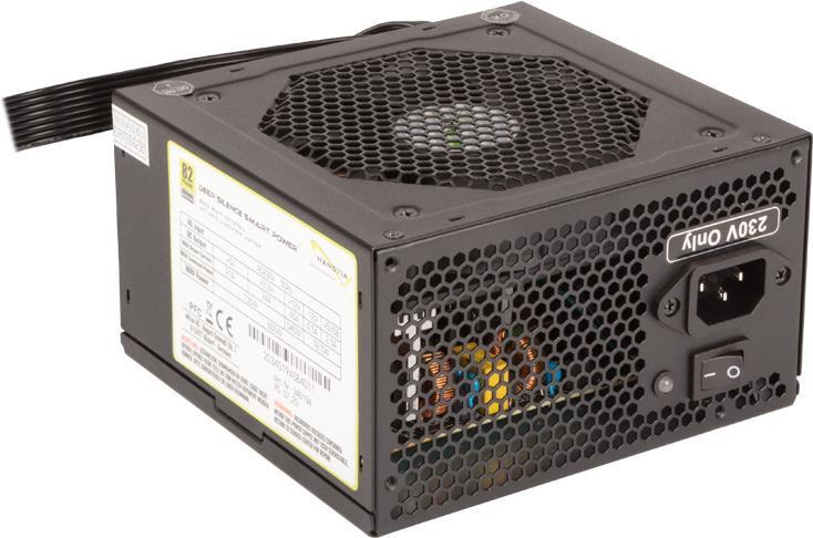 Nanoxia Deep Silence Smart Power Netzteil 600 W ATX Schwarz (340194) von Nanoxia
