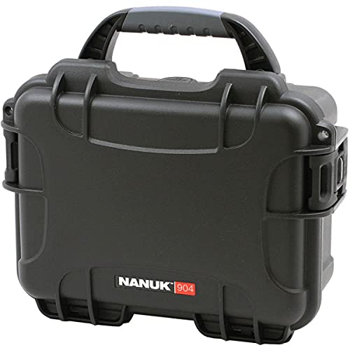 Nanuk 904 Wasserdichter Hartschalenkoffer Mit Plüschschaumeinlage - Schwarz von Nanuk