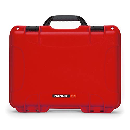 Nanuk 910 Wasserdichter Hartschalenkoffer leer - Rot von Nanuk