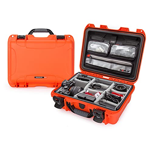 Nanuk 920 Wasserdichter Hartschalenkoffer Mit Gepolsterten Trennwänden und Organizer für Deckel - Orange Nanuk 920 Wasserdichter Hartschalenkoffer Mit Gepolsterten Trennwänden und Organizer für Deckel - Orange von NANUK
