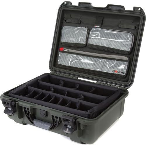 NANUK 930 Wasserdichter Hartschalenkoffer Mit Gepolsterten Trennwänden und Organizer für Deckel- Olive NANUK 930 Wasserdichter Hartschalenkoffer Mit Gepolsterten Trennwänden und Organizer für Deckel- Olive von NANUK