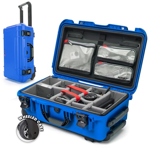 NANUK 935 Wasserdichter Hartschalenkoffer Mit Gepolsterten Trennwänden und Organizer für Deckel - Mit Rädern - Blau NANUK 935 Wasserdichter Hartschalenkoffer Mit Gepolsterten Trennwänden und Organizer für Deckel - Mit Rädern - Blau von NANUK
