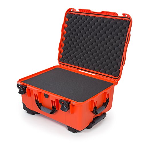 Nanuk 950 Wasserdichter Hartschalenkoffer Mit Rädern und Anpassbarer Schaum - Mit Rädern - Orange von Nanuk